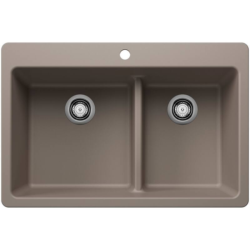 Blanco 443213 Liven 33" Drop-In/Undermount 60/40 Double Basin