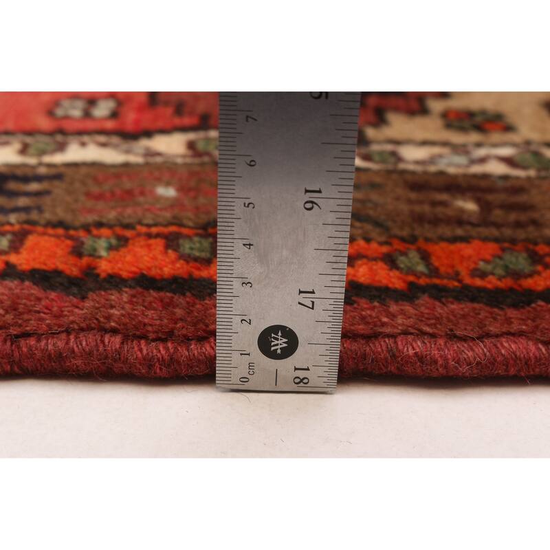 ECARPETGALLERY Hand-knotted Andelz Red Wool Rug - 3'2 x 4'6