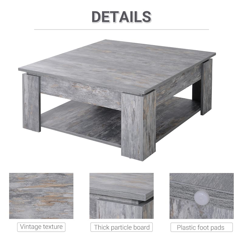 2 Tier Coffee Table - Natural