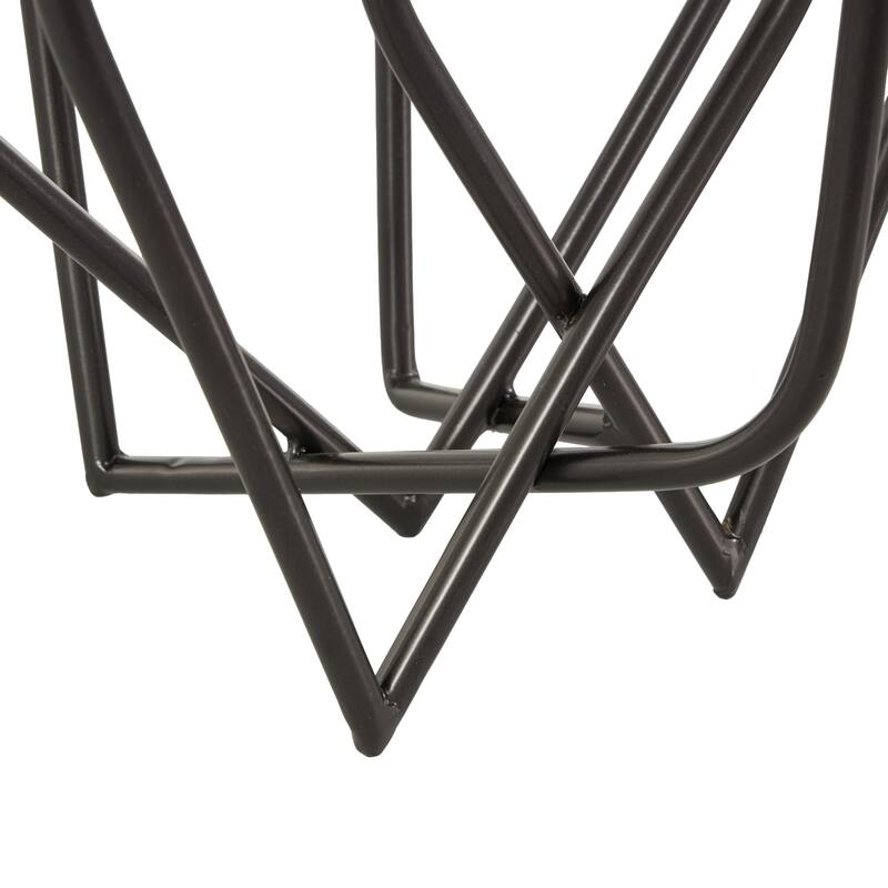 Metal Taper 9 Slot Candelabra - Black - Roche River Decor - 11"W x 12"L x 14"H