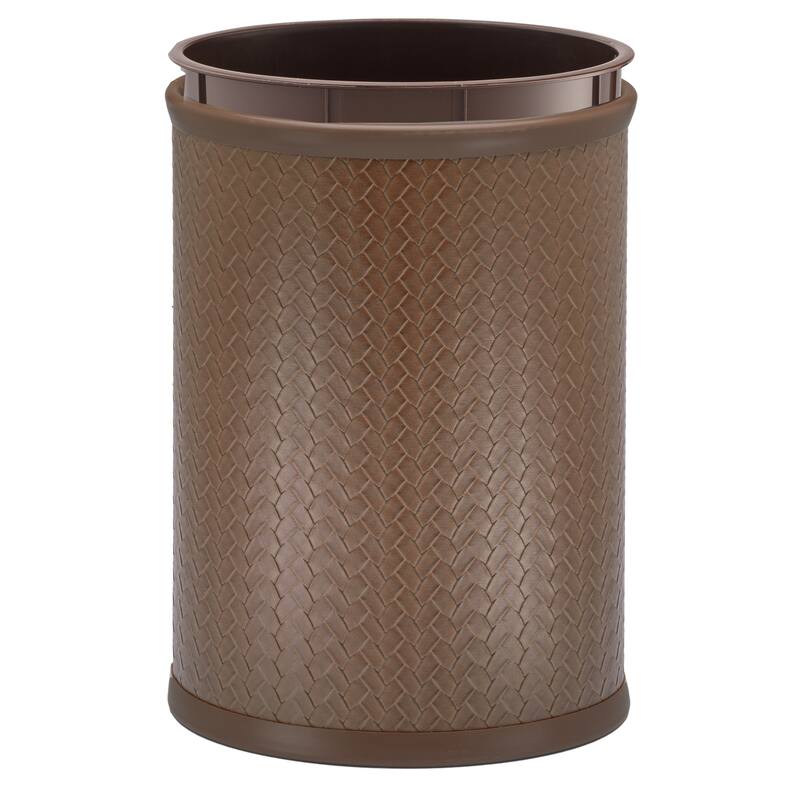SAN REMO 13qt Oval Wastebasket with Liner (2pc Set)