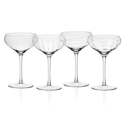 Mikasa Cheers 15OZ Coupe Cocktail Glass, Set of 4