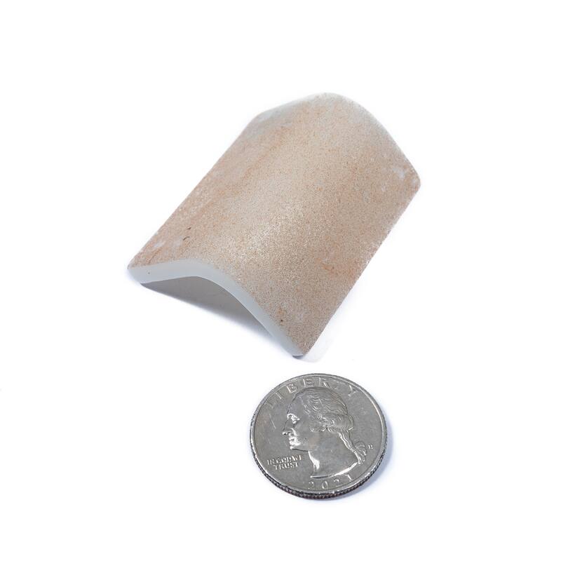 Lucenza 2x2 in. Matte Recycled Glass Corner L-shape Wall and Floor Tile (2.8 sq ft/case, 96-Pack)