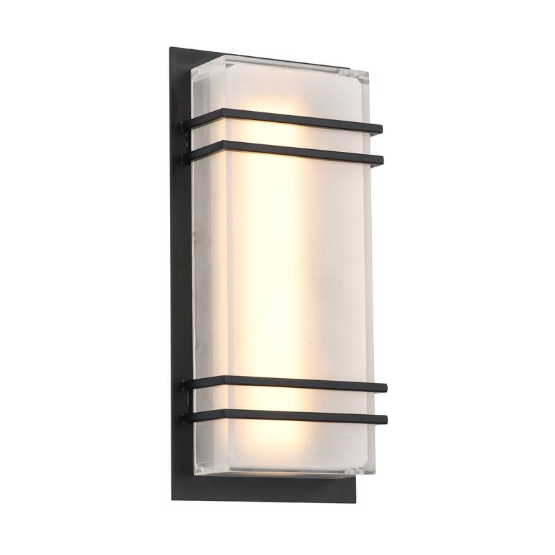 Sausalito 15W LED Outdoor Wall Light Black