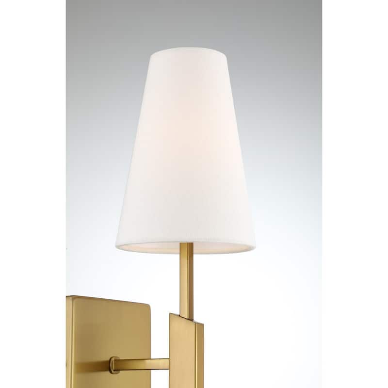 Wall Sconce in Natural Brass