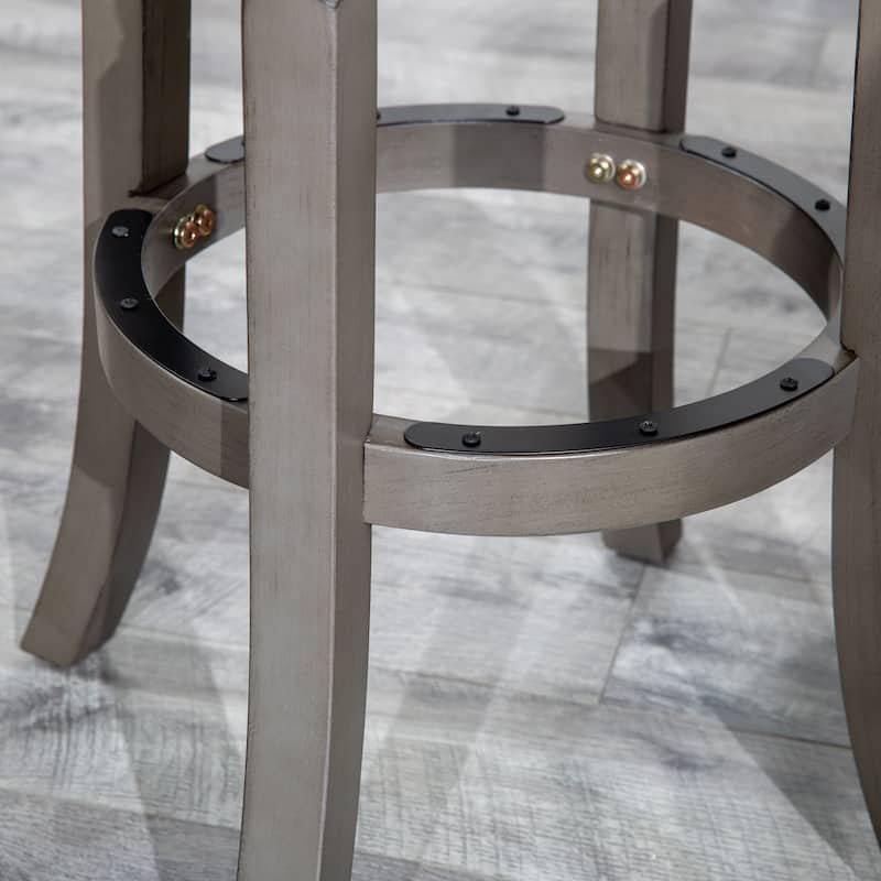 DTY Indoor Living Palmer Lake Backless Swivel Counter or Bar Stool
