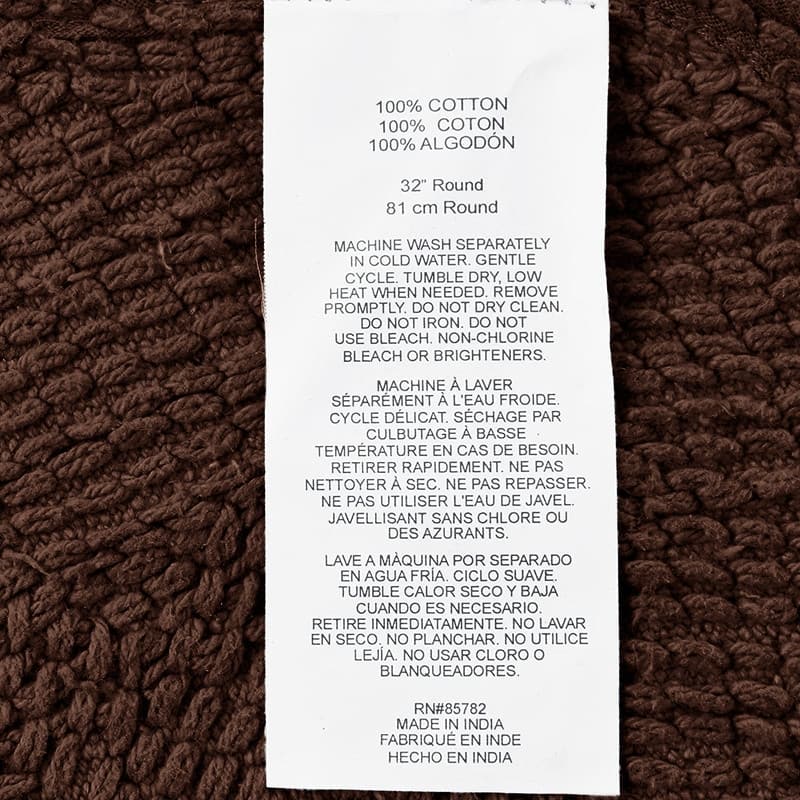 Sherry Kline Over Tufted Petals 32" Bath Rug - Grey, Brown, Black, Cream, Aloe Green Color Options
