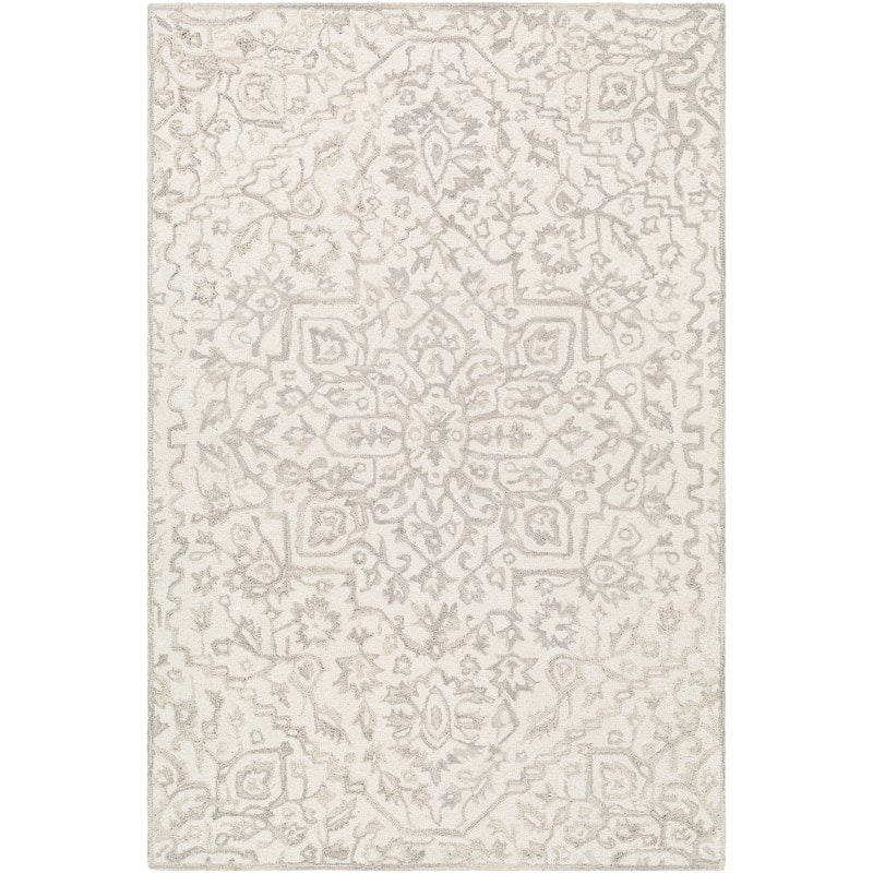 Livabliss Hensley Handmade Medallion Wool Area Rug