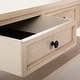 preview thumbnail 7 of 10, SAFAVIEH Manelin White Washed Coffee Table With Storage Drawers - 54" W x 23.6" D x 19.3" H