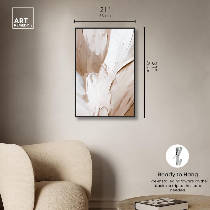 Fawn and Frost Canvas by Art Remedy