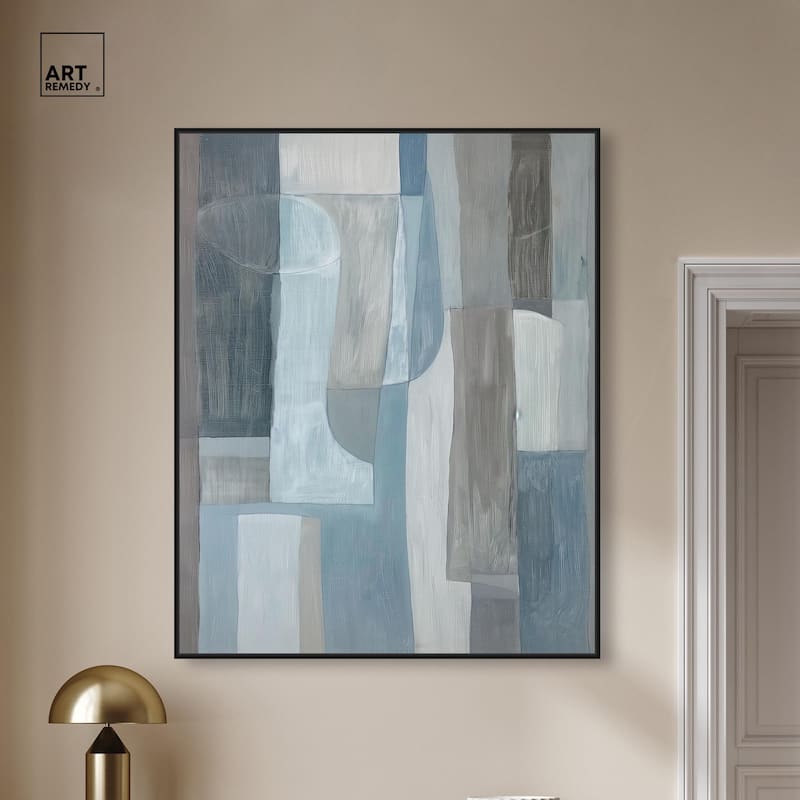 Tessellated Tones III Canvas by Art Remedy