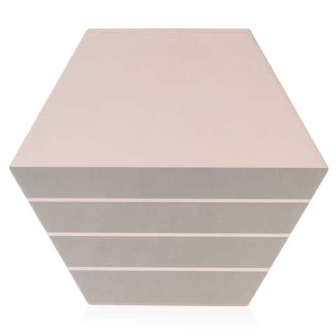 Industry Tile 7x8 Norway Pink Lines Porcelain Floor and Wall Tile (5.04 Sq. ft./18 Pieces per Box)