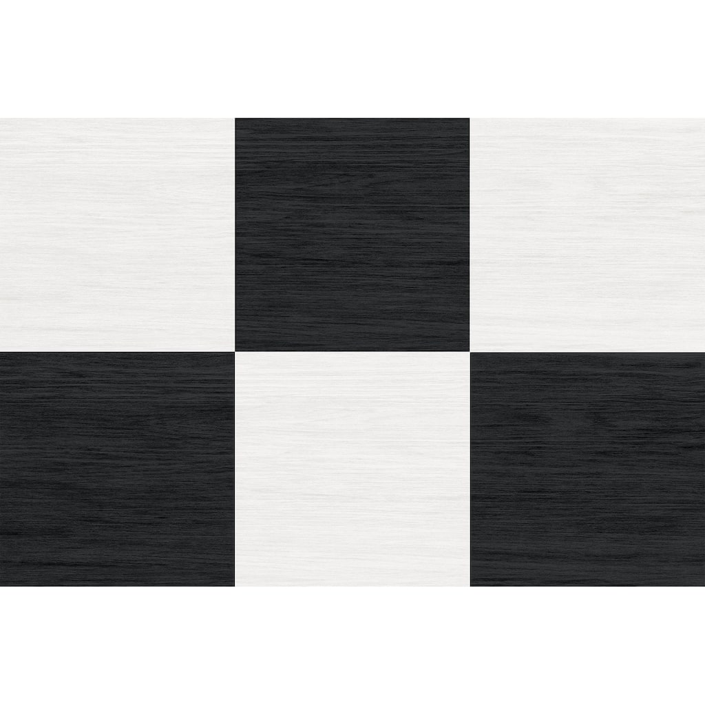 Chris Loves Julia x FloorPops Lawrence Black Peel and Stick Floor Tiles