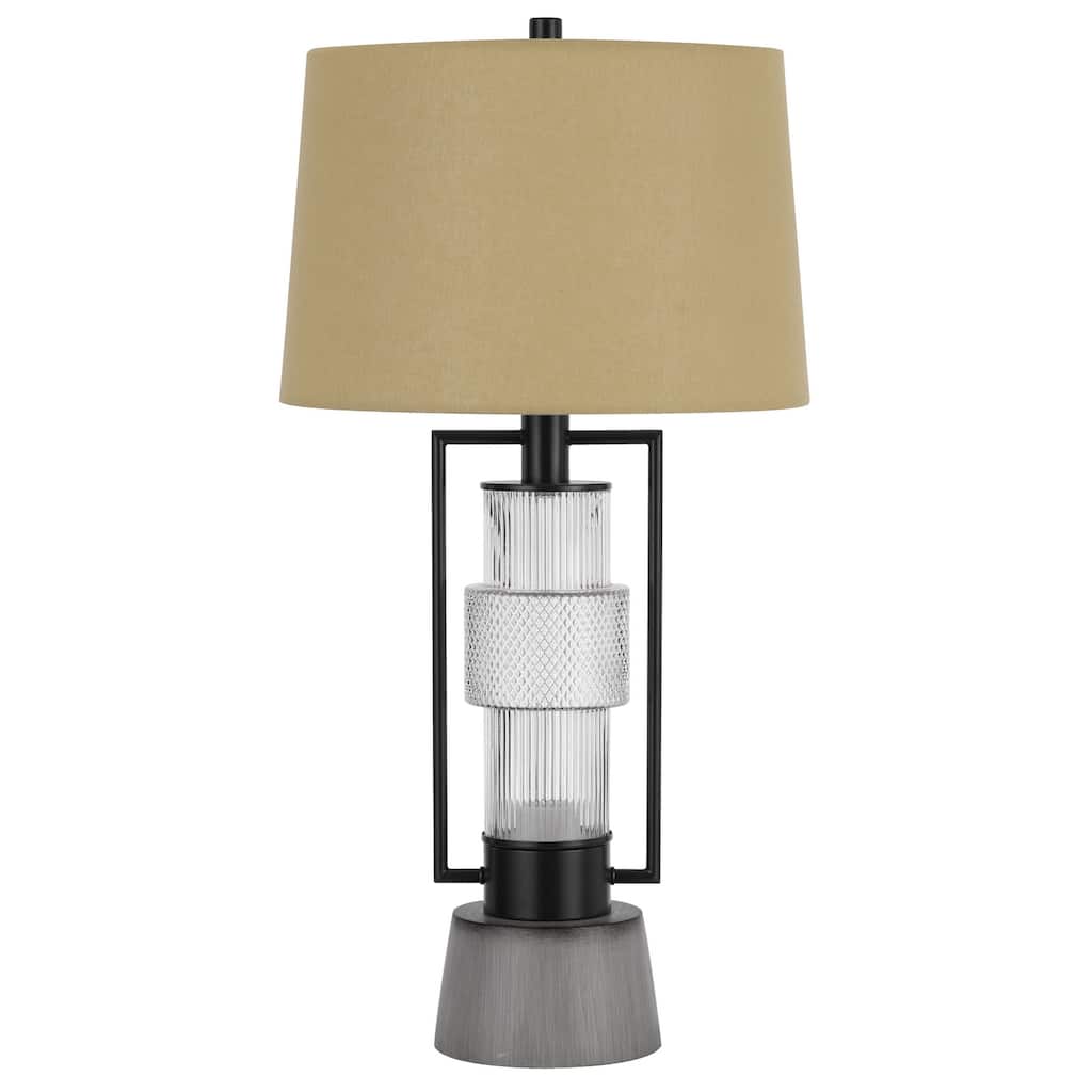 Vallda 31" Height Matte Black Metal Table Lamp - One Size