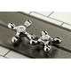 preview thumbnail 31 of 30, Kingston Brass Heritage 8-Inch Widespread Kitchen Faucet with Brass Sprayer