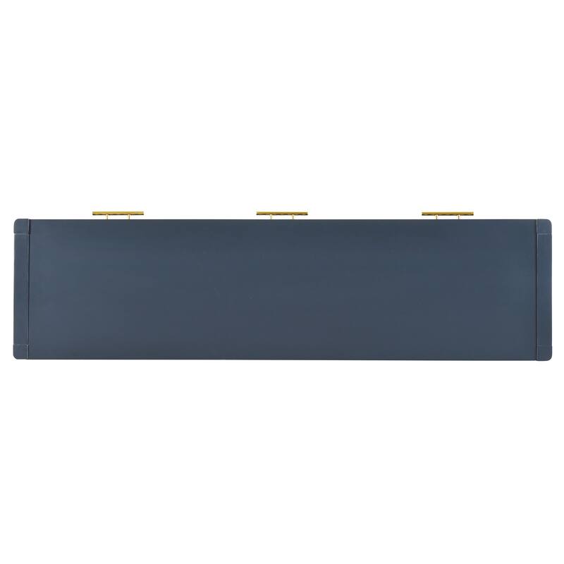 High-Quality Entryway Console Table with Vertical Stripe Drawers, Long Legs