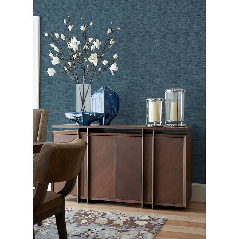 A-Street Prints Exhale Denim Texture Wallpaper