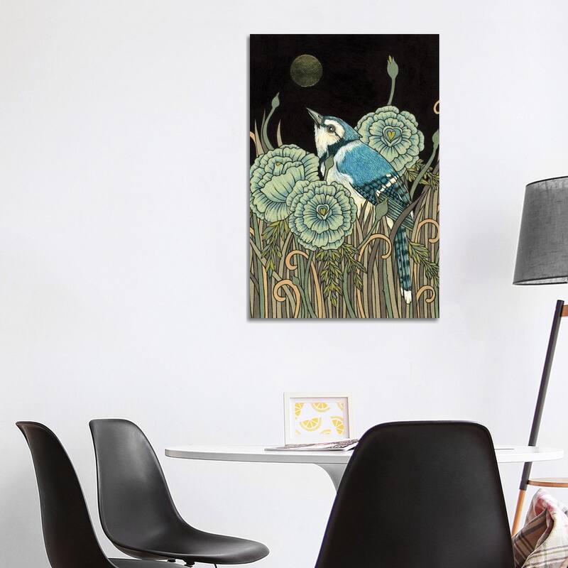iCanvas "Blue Jay" by Anita Inverarity Canvas Print - 40x26x1.5