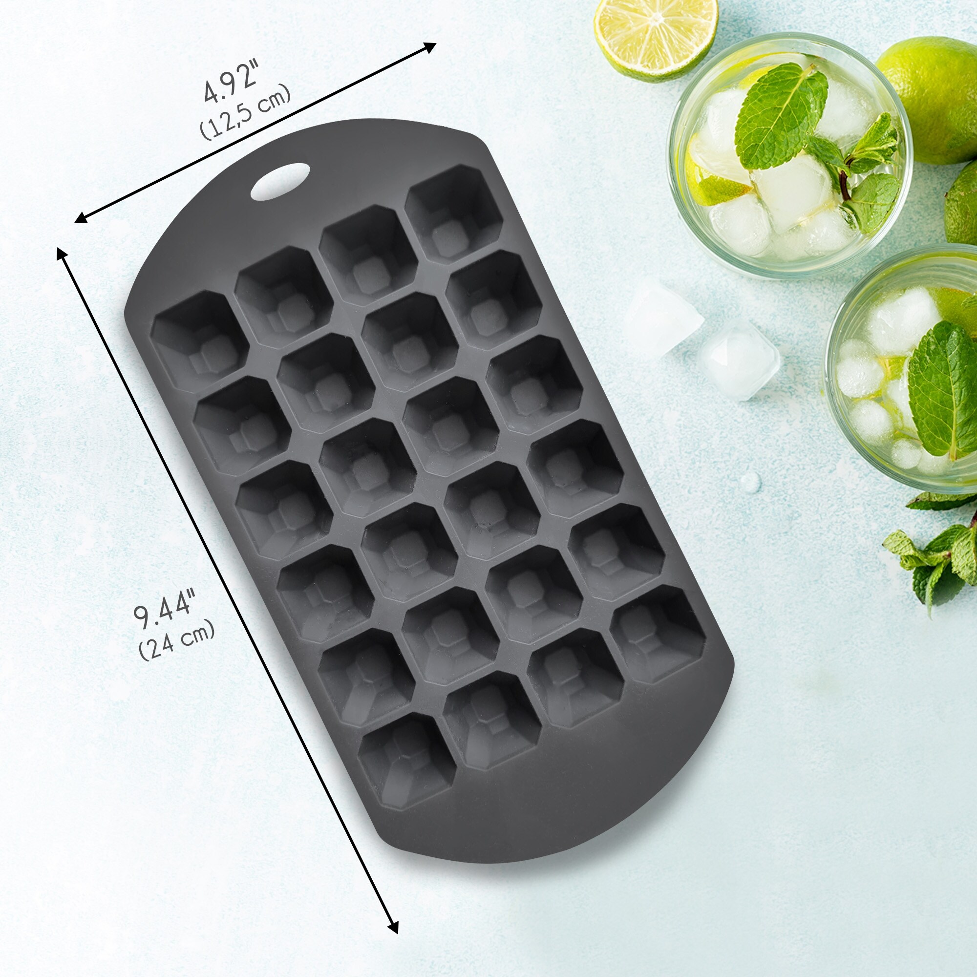 3 pcs Diamond Ice Cube Molds, Large Ice Cube Trays For Cocktails, Whiskey  Ice Cubes Mold, Easy Release Flexible Ice Trays - Bed Bath & Beyond -  37472150