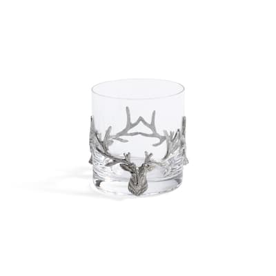 St. Anton Pewter & Glass Rock Glass
