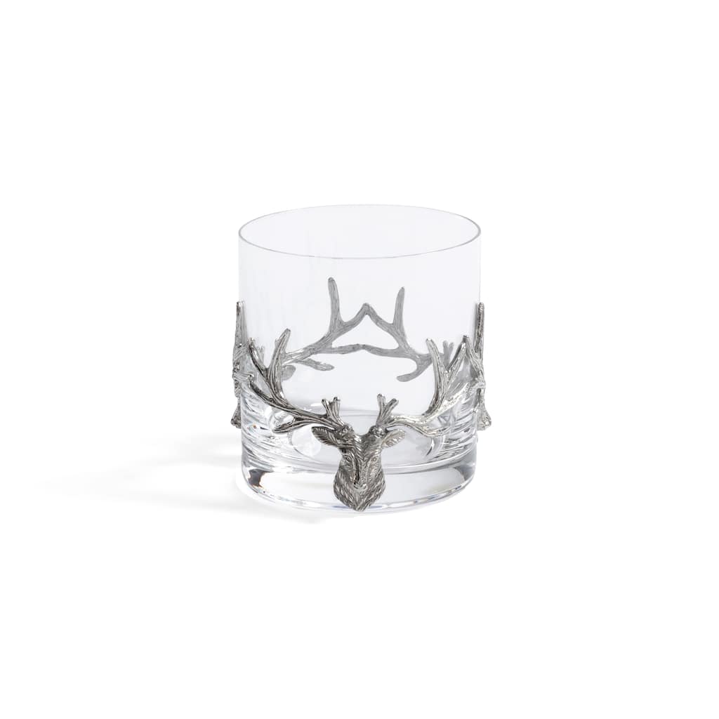 St. Anton Pewter & Glass Rock Glass