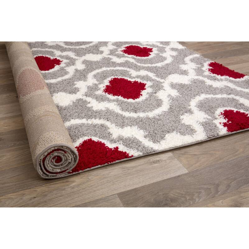 Porch & Den Touro Trellis Shag Area Rug