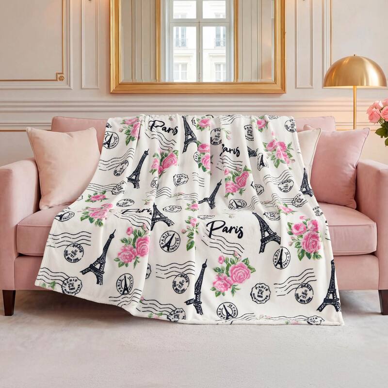 Creative Home Ideas 60" x 70" Plush Throws - 60" x 70" - Pink