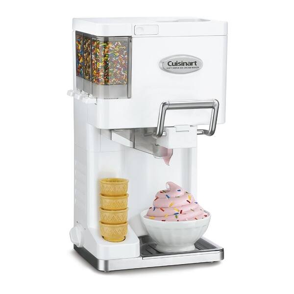 Cuisinart Mix It In Soft Serve 1 5 Qt Ice Cream Maker With Recipe Book Overstock 32382134