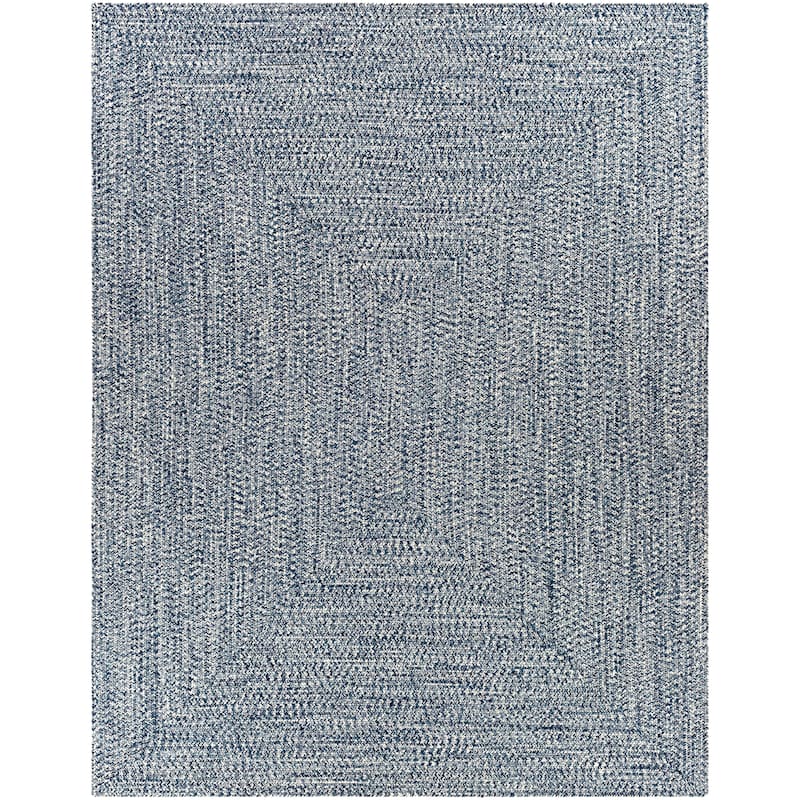 Livabliss Sharrah Indoor/ Outdoor Solid Braided Area Rug