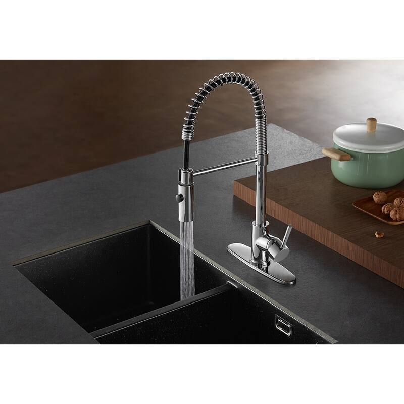 Kingston Brass Concord Single-Handle Pre-Rinse Kitchen Faucet