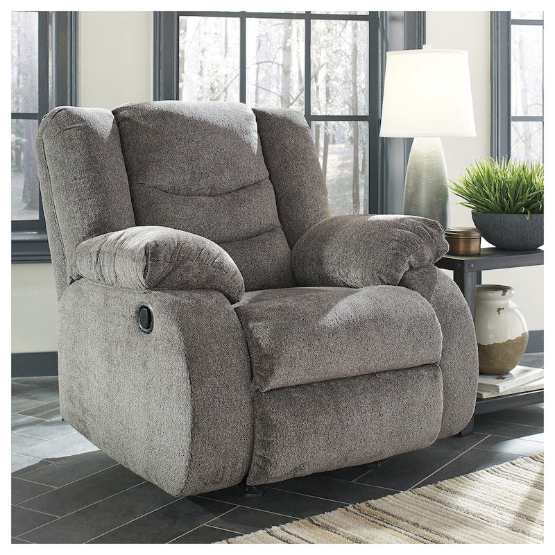 Tulen Contemporary Rocker Recliner Gray - Gray