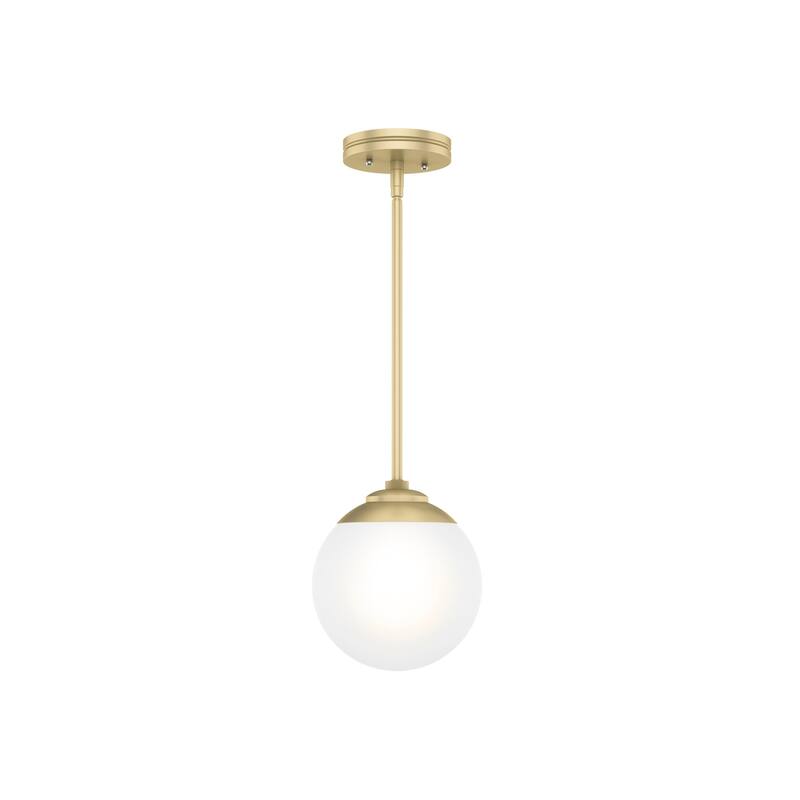 Hunter Hepburn 1 Light Pendant - Kitchen Island, Bedroom, Foyer - Globe, Mid-Century Modern, Art-Deco