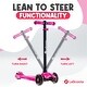 preview thumbnail 6 of 6, Lascoota 2-in-1 Kids Kick Scooter, Adjustable Height Handlebars and Removable Seat