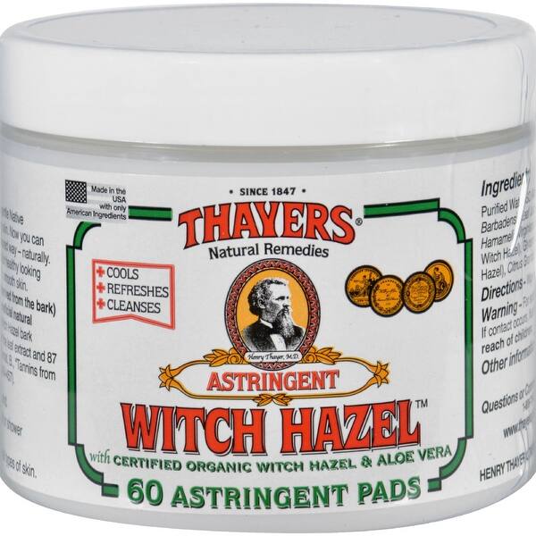 Thayers Witch Hazel with Aloe Vera - 60 Pads - Bed Bath & Beyond - 20624010