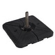preview thumbnail 12 of 21, Furniture of America Yetta 8-foot LED Lights Steel Cantilever Offset Tilt Square Roma Umbrella with Base