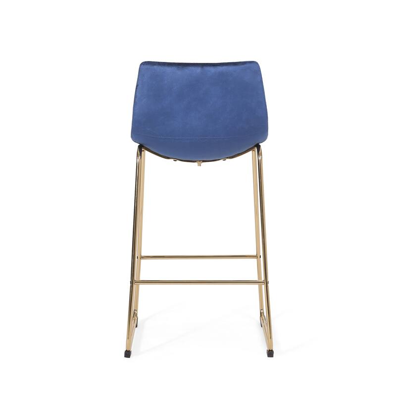 Cedric Faux Leather Barstools (Set of 2) by Christopher Knight Home