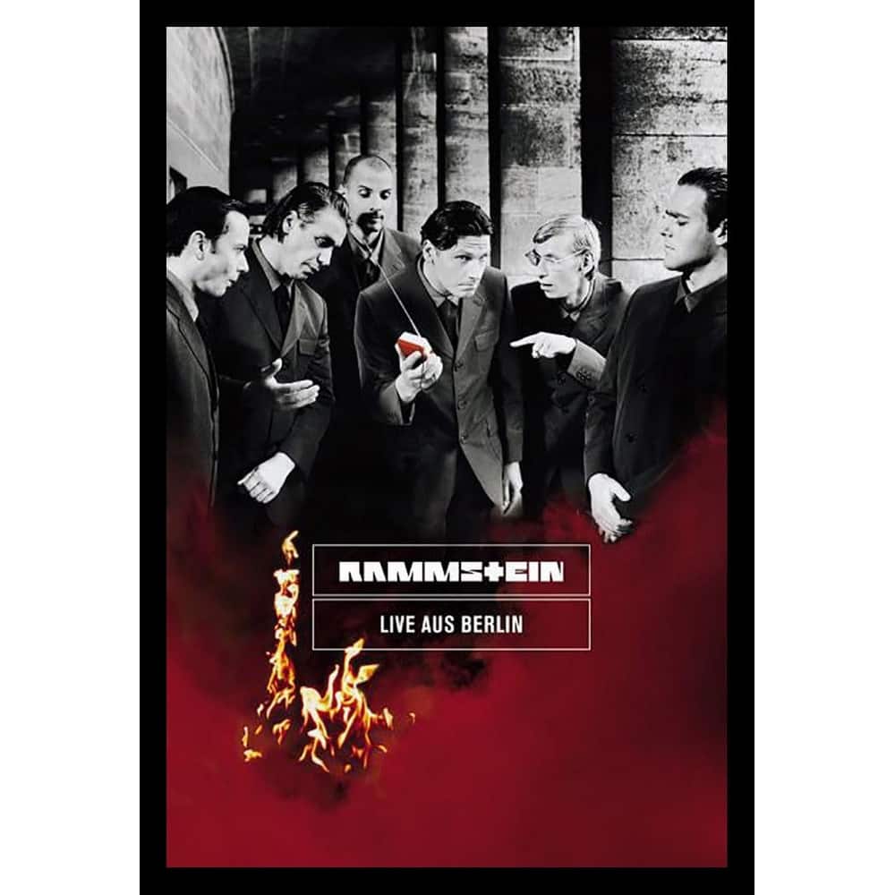 Rammstein Live Aus Berlin Framed Poster - 24 x 36 Inch