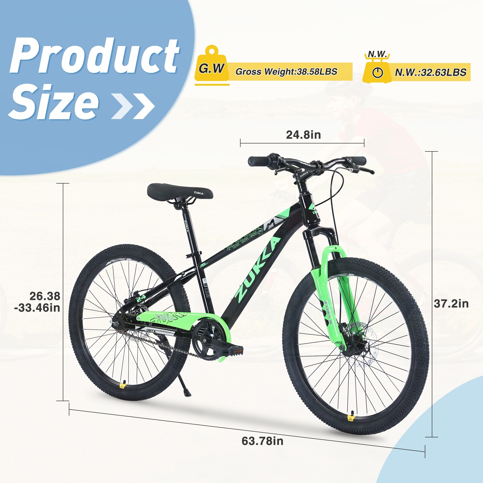 Mountain Bike 24 Inch MTB for Boys and Girls Age 9 12 Years On Sale Bed Bath Beyond 40377091