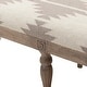 preview thumbnail 4 of 4, Clarita Kilim Upholstered Wood Bench