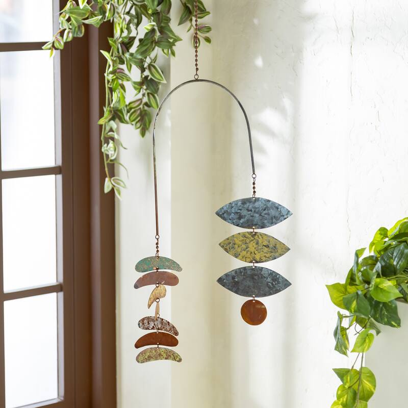 20" Hammered Metal Hanging Décor