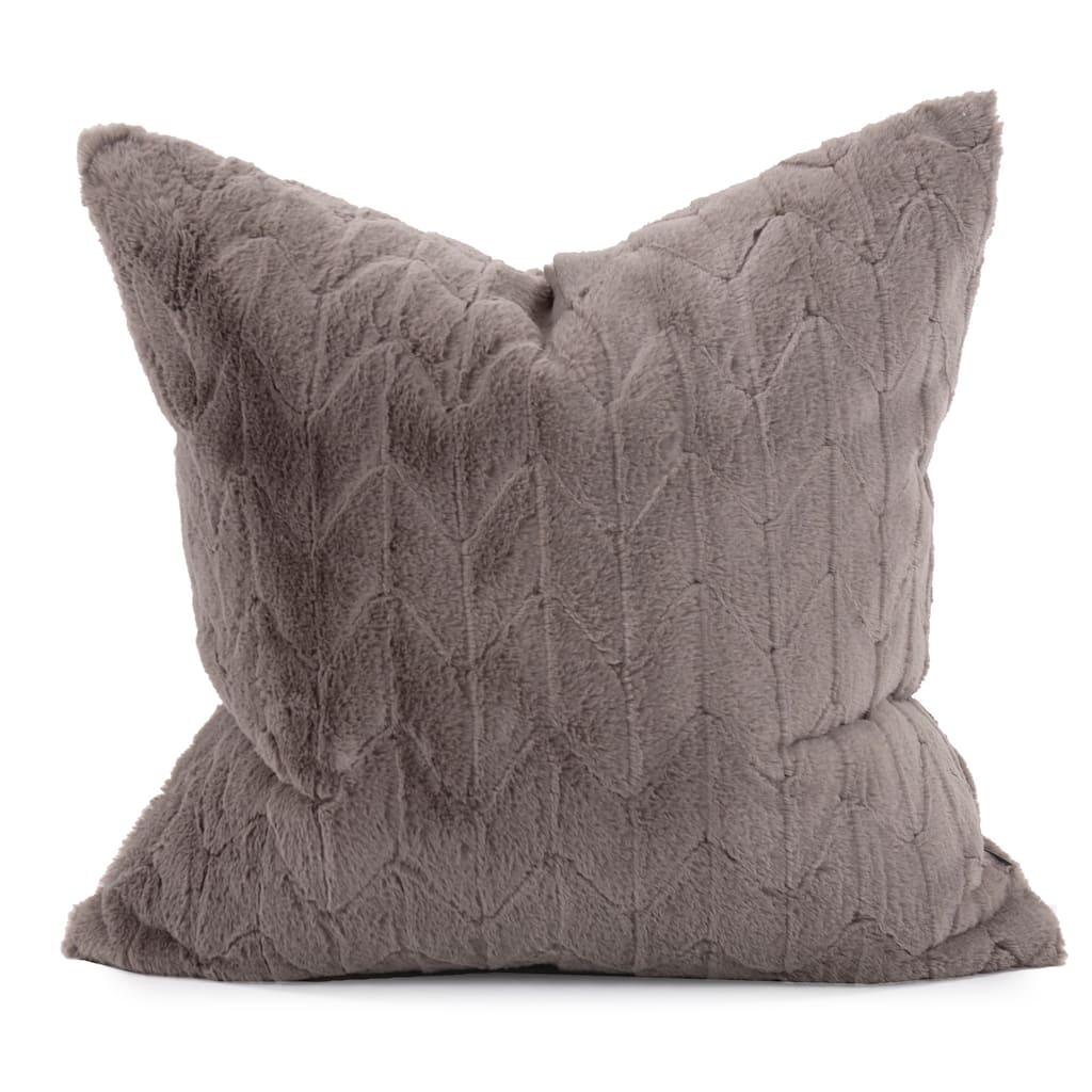 Allan Andrews 24" x 24" Angora Stone Pillow - Down Fill