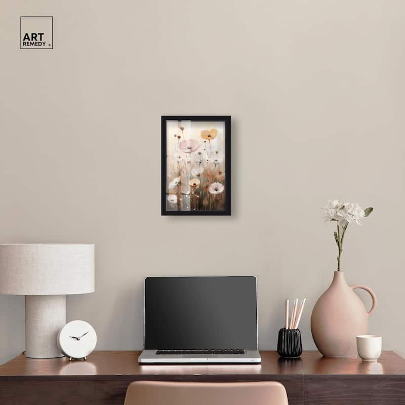 Delicate Flowers in Bloom Shadowbox by Art Remedy
