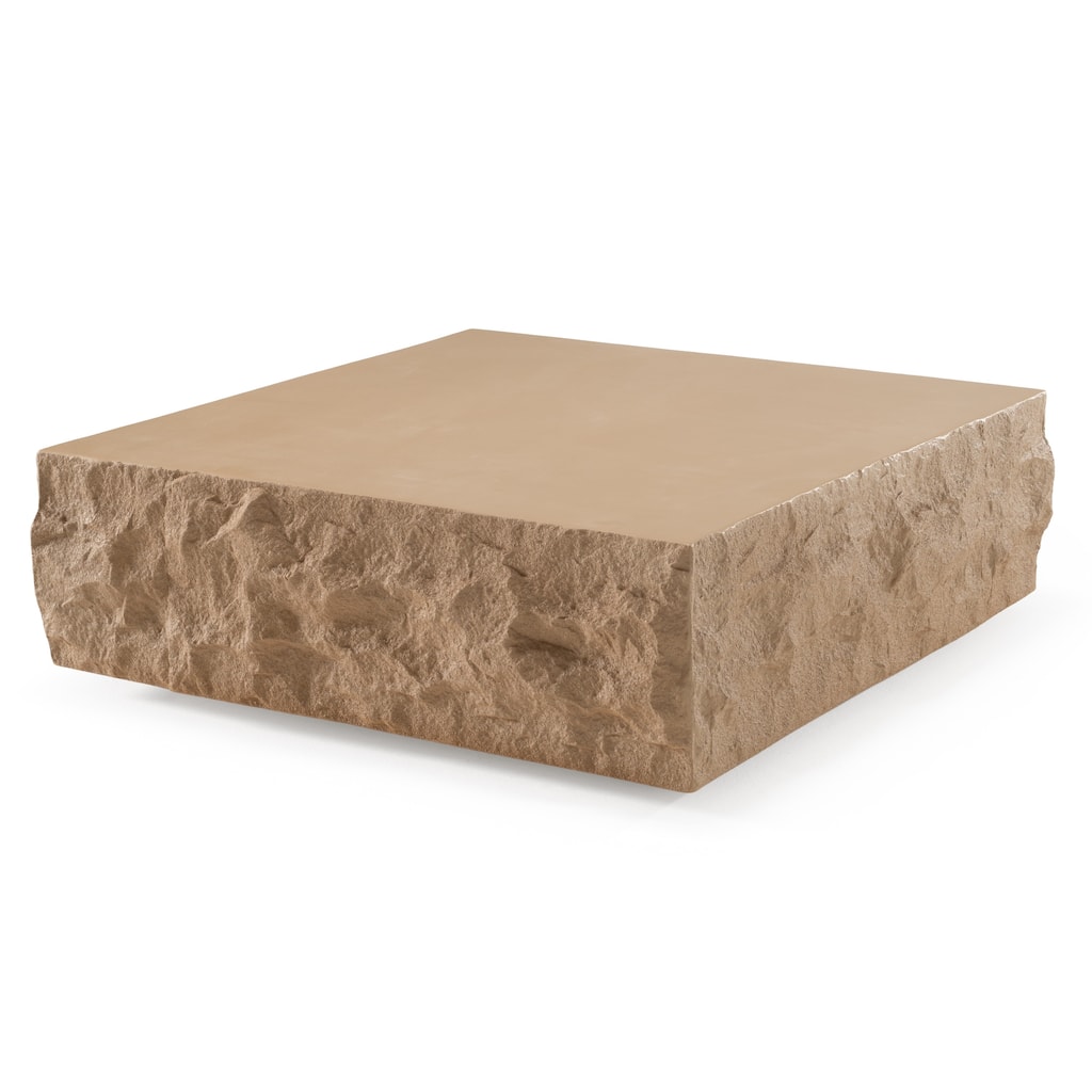 Modrest Quarry Modern Beige Square Coffee Table