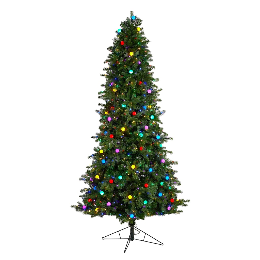 8.5' Montana Mountain Fir Christmas Tree with 800 Lights - 8.6
