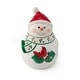 preview thumbnail 1 of 2, Pfaltzgraff Winterberry Snowman with Cardinal Cookie Jar,10 Inch