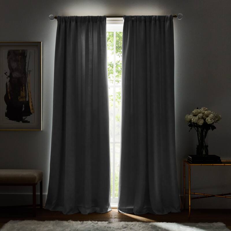 Karl Lagerfeld Paris Silky Cloud Blackout Curtain Panel Pair