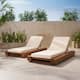 Option Sandblast Teak+Cream/2-Piece