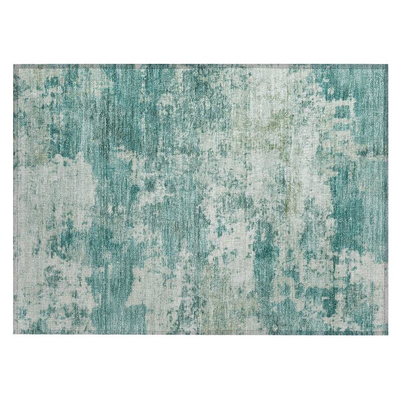 Machine Washable Indoor/ Outdoor Modern Jenna Chantille Rug
