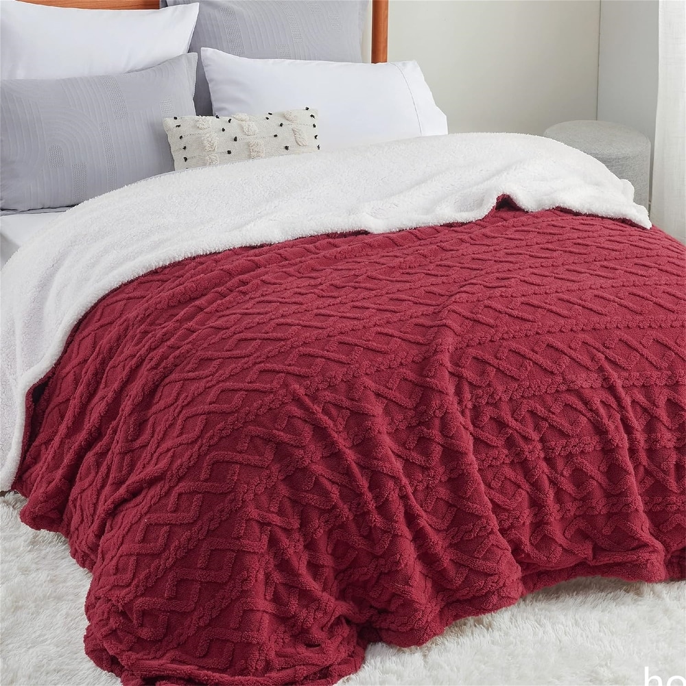 Red blanket queen size clearance