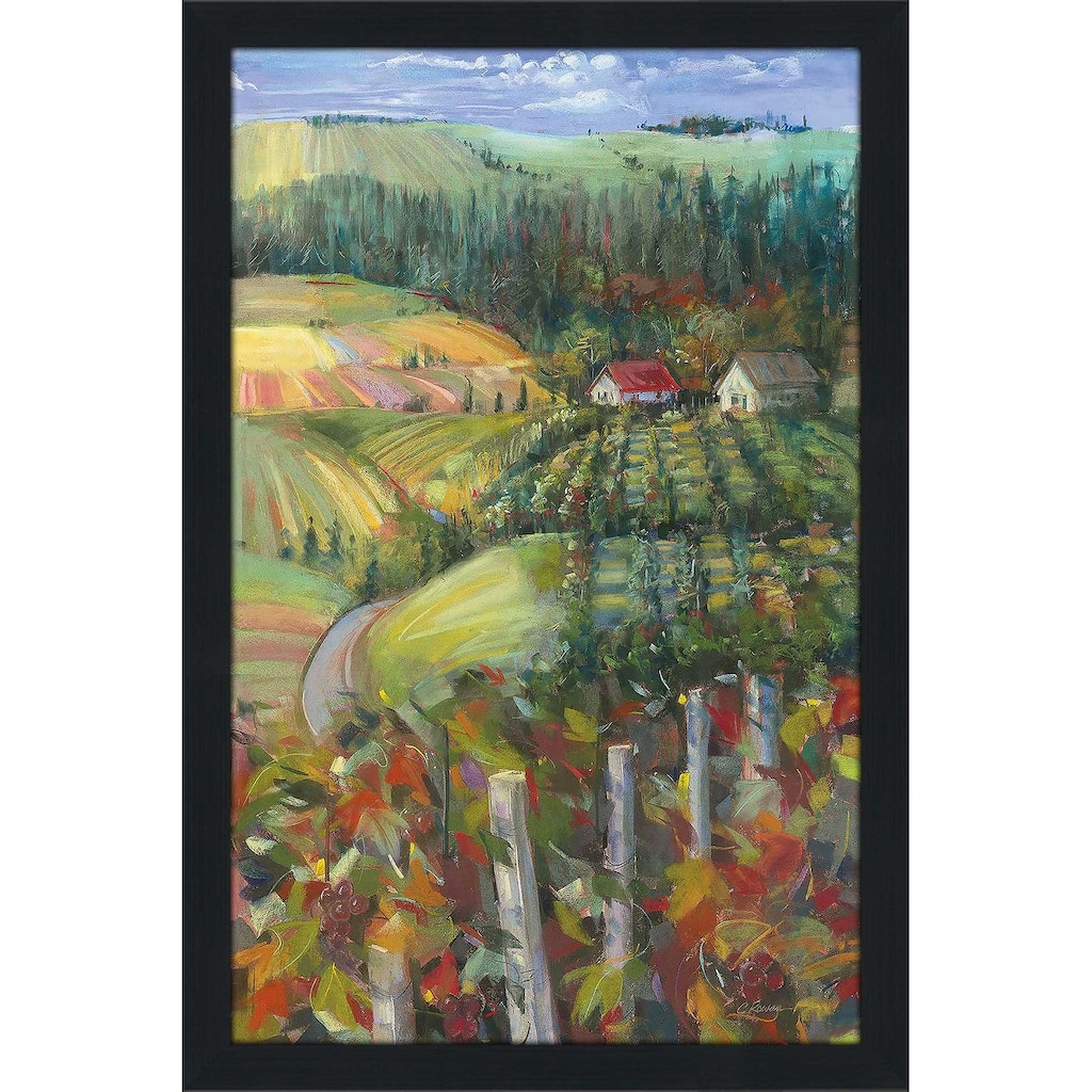 "Quiet Farm Field" by Carol Rowan Print on Acrylic.